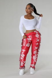 Playing it Cool Fringe Pants