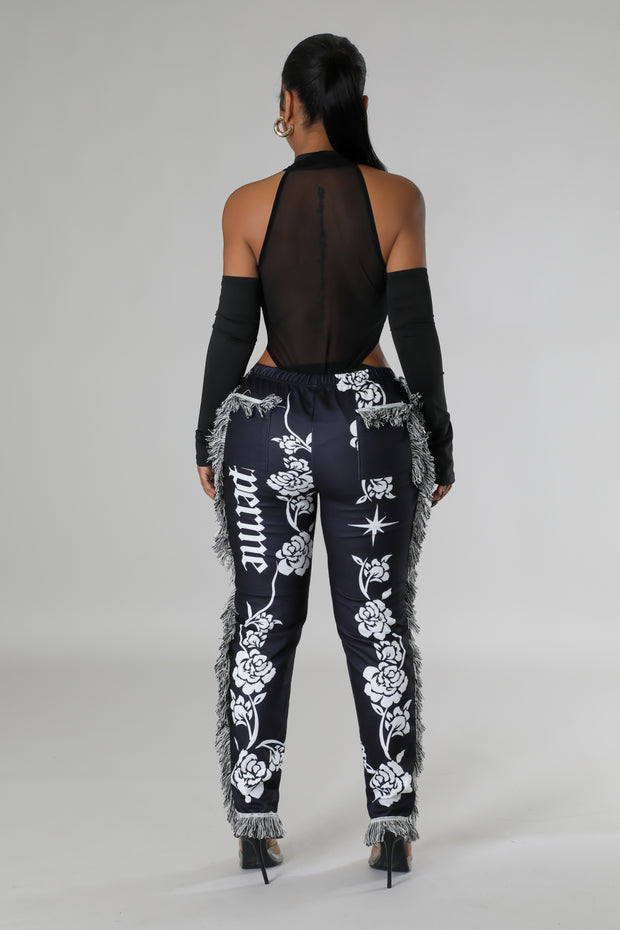 Playing it Cool Fringe Pants