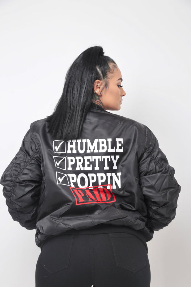 Poppin bomber jacket